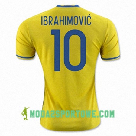 Koszulka Szwecja ZLATAN IBRAHIMOVIC Domowe Stroje Piłkarskie Euro 2016