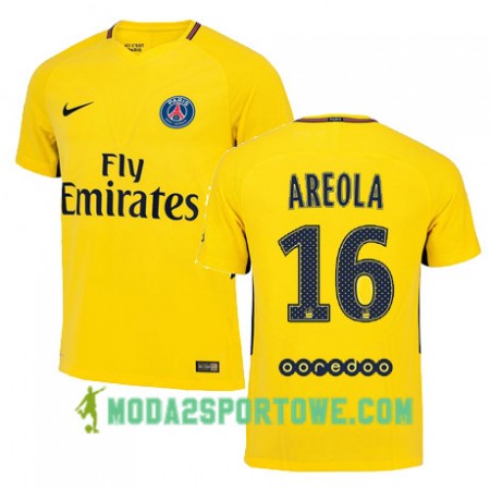 Koszulka Paris SG ALPHONSE AREOLA 16 Wyjazdowe Stroje Piłkarskie 2017/18 Krótki Rękaw