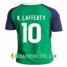 Koszulka Irlandia Północna KYLE LAFFERTY Domowe Stroje Piłkarskie 2016/17 Krótki Rękaw