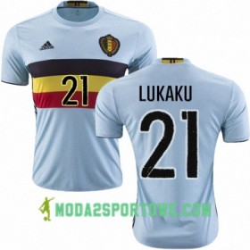 Koszulka Belgia JORDAN LUKAKU Wyjazdowe Stroje Piłkarskie Euro 2016