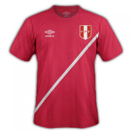 Koszulka Peru Wyjazdowe Stroje Piłkarskie 2016/17 Krótki Rękaw