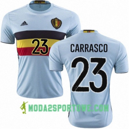 Koszulka Belgia YANNICK CARRASCO Wyjazdowe Stroje Piłkarskie Euro 2016