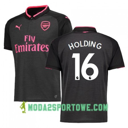 Koszulka Arsenal HOLDING 16 Trzeci Stroje Piłkarskie 2017/18 Krótki Rękaw