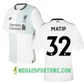 Koszulka Liverpool MATIP 32 Wyjazdowe Stroje Piłkarskie 2017/18 Krótki Rękaw