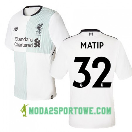 Koszulka Liverpool MATIP 32 Wyjazdowe Stroje Piłkarskie 2017/18 Krótki Rękaw