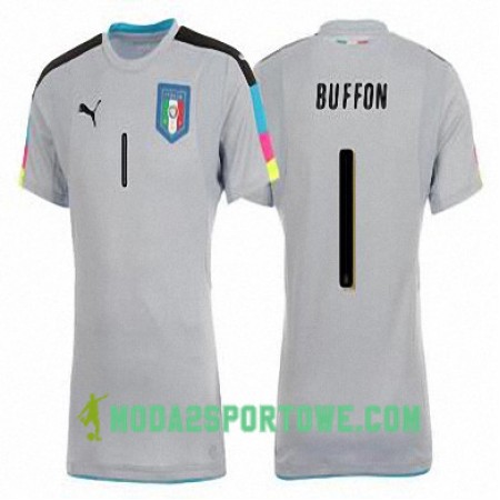Koszulka Włochy GIANLUIGI BUFFON Domowe Stroje Piłkarskie 2016/17 Krótki Rękaw