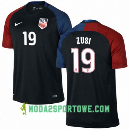 Koszulka Stany Zjednoczone GRAHAM ZUSI Wyjazdowe Stroje Piłkarskie 2016/17 Krótki Rękaw