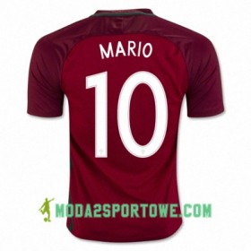 Koszulka Portugalia JOAO MARIO Domowe Stroje Piłkarskie Euro 2016
