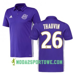 Koszulka Olympique Marsylia FLORIAN THAUVIN 26 Trzeci Stroje Piłkarskie 2017/18 Krótki Rękaw