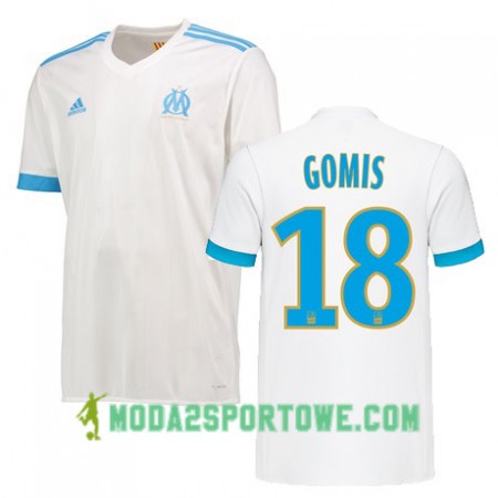 Koszulka Olympique Marsylia BAFETIMBI GOMIS 18 Domowe Stroje Piłkarskie 2017/18 Krótki Rękaw