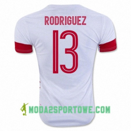Koszulka Szwajcaria RICARDO RODRIGUEZ Wyjazdowe Stroje Piłkarskie Euro 2016