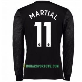 Koszulka Manchester United Anthony Martial 11 Wyjazdowe Stroje Piłkarskie 2017/18 Długi Rękaw