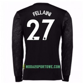 Koszulka Manchester United Marouane Fellaini 27 Wyjazdowe Stroje Piłkarskie 2017/18 Długi Rękaw