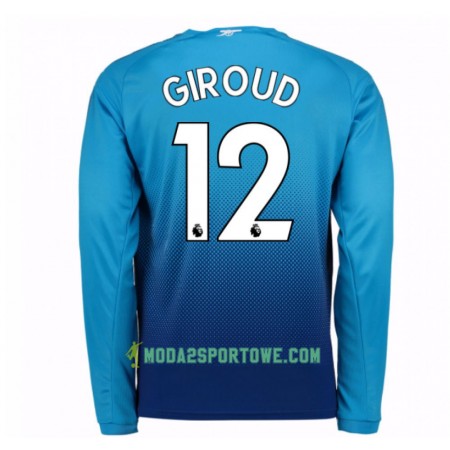 Koszulka Arsenal Olivier Giroud 12 Wyjazdowe Stroje Piłkarskie 2017/18 Długi Rękaw