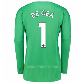 Koszulka Manchester United Bramkarska David de Gea 1 Wyjazdowe Stroje Piłkarskie 2017/18 Długi Rękaw