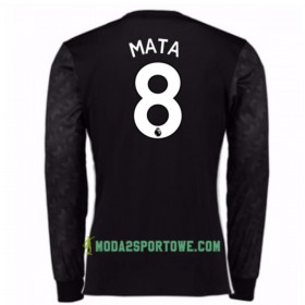 Koszulka Manchester United Juan Mata 8 Wyjazdowe Stroje Piłkarskie 2017/18 Długi Rękaw