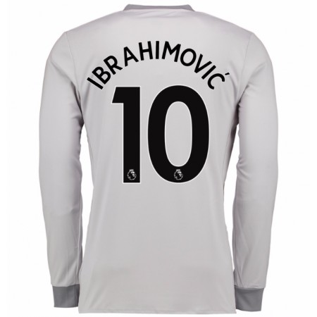 Koszulka Manchester United Ibrahimovic 10 Trzeci Stroje Piłkarskie 2017/18 Długi Rękaw