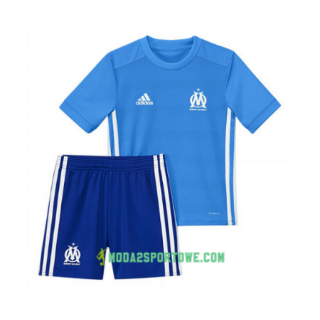 Koszulka Olympique Marsylia Dziecięcy Wyjazdowe Stroje Piłkarskie 2017/18 Krótki Rękaw