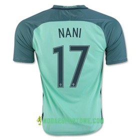 Koszulka Portugalia NANI Wyjazdowe Stroje Piłkarskie Euro 2016