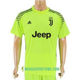 Koszulka Juventus Bramkarska Gul Stroje Piłkarskie 2017/18 Krótki Rękaw