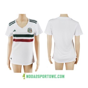 Koszulka Meksyk Damska Wyjazdowe Stroje Piłkarskie 2017/18 Krótki Rękaw