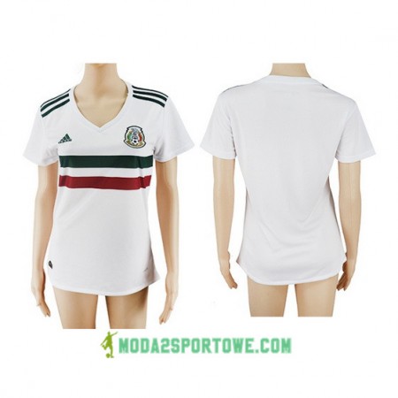 Koszulka Meksyk Damska Wyjazdowe Stroje Piłkarskie 2017/18 Krótki Rękaw
