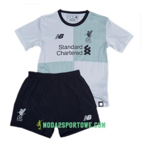 Koszulka Liverpool Dziecięcy Wyjazdowe Stroje Piłkarskie 2017/18 Krótki Rękaw