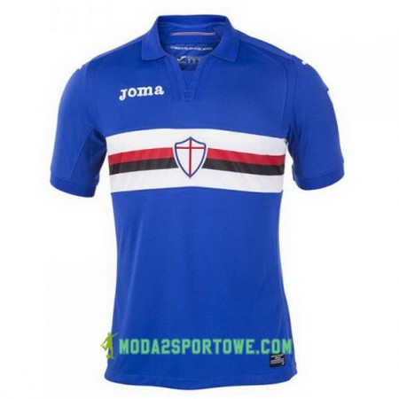 Koszulka UC Sampdoria Domowe Stroje Piłkarskie 2017/18 Krótki Rękaw