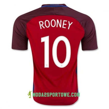 Koszulka Anglia ROONEY Wyjazdowe Stroje Piłkarskie 2016/17 Krótki Rękaw