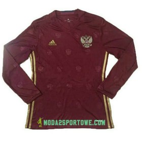 Koszulka Rosja Domowe Stroje Piłkarskie Euro 2016 Długi Rękaw