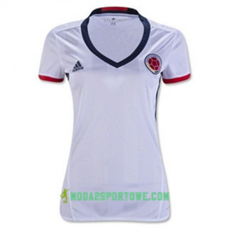 Koszulka Kolumbia Damska Domowe Stroje Piłkarskie 2016/17 Krótki Rękaw