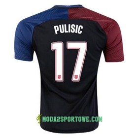 Koszulka Stany Zjednoczone PULISIC Wyjazdowe Stroje Piłkarskie 2016/17 Krótki Rękaw