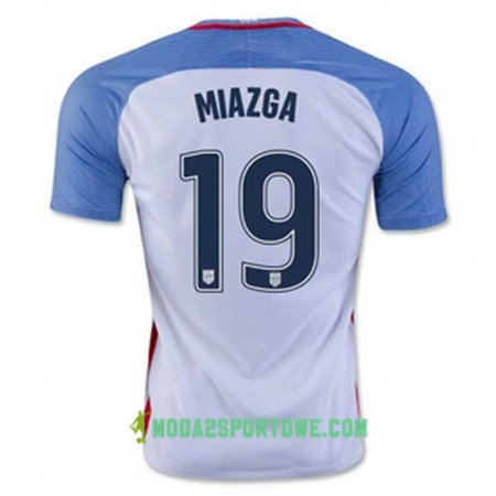 Koszulka Stany Zjednoczone MIAZGA Domowe Stroje Piłkarskie 2016/17 Krótki Rękaw