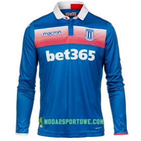 Koszulka Stoke City Wyjazdowe Stroje Piłkarskie 2017/18 Długi Rękaw