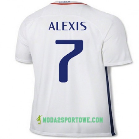 Koszulka Chile ALEXIS Wyjazdowe Stroje Piłkarskie 2016/17 Krótki Rękaw