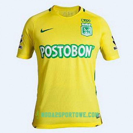 Koszulka Atlético Nacional Wyjazdowe Stroje Piłkarskie 2017/18 Krótki Rękaw