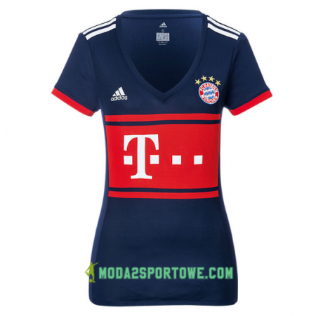 Koszulka Bayern Monachium Damska Wyjazdowe Stroje Piłkarskie 2017/18 Krótki Rękaw