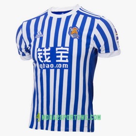 Koszulka Real Sociedad Domowe Stroje Piłkarskie 2017/18 Krótki Rękaw