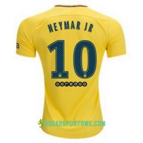 Koszulka Paris SG Neymar Jr 10 Wyjazdowe Stroje Piłkarskie 2017/18 Krótki Rękaw
