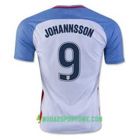 Koszulka Stany Zjednoczone JOHANNSSON Domowe Stroje Piłkarskie 2016/17 Krótki Rękaw