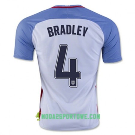 Koszulka Stany Zjednoczone Bradley Domowe Stroje Piłkarskie 2016/17 Krótki Rękaw