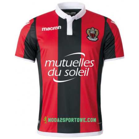 Koszulka OGC Nice Domowe Stroje Piłkarskie 2017/18 Krótki Rękaw