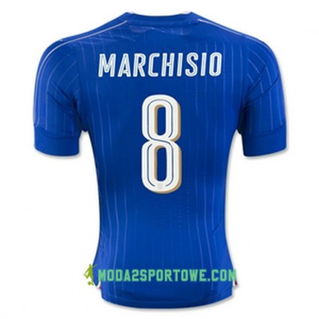 Koszulka Włochy MARCHISIO Domowe Stroje Piłkarskie Euro 2016