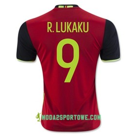 Koszulka Belgia R LUKAKU Domowe Stroje Piłkarskie Euro 2016