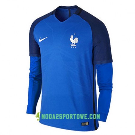 Koszulka Francja Domowe Stroje Piłkarskie Euro 2016 Długi Rękaw