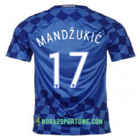 Koszulka Chorwacja MANDZUKIC Wyjazdowe Stroje Piłkarskie Euro 2016