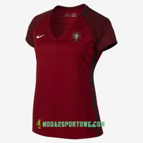 Koszulka Portugalia Damska Domowe Stroje Piłkarskie Euro 2016