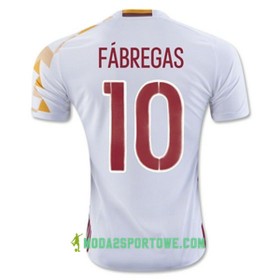 Koszulka Hiszpania FABREGAS Wyjazdowe Stroje Piłkarskie Euro 2016