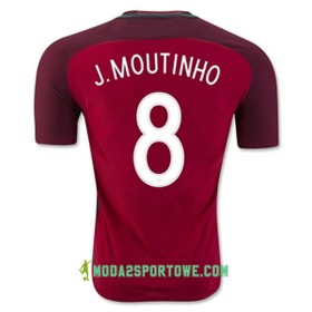 Koszulka Portugalia J MOUTINHO Domowe Stroje Piłkarskie Euro 2016