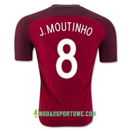Koszulka Portugalia J MOUTINHO Domowe Stroje Piłkarskie Euro 2016